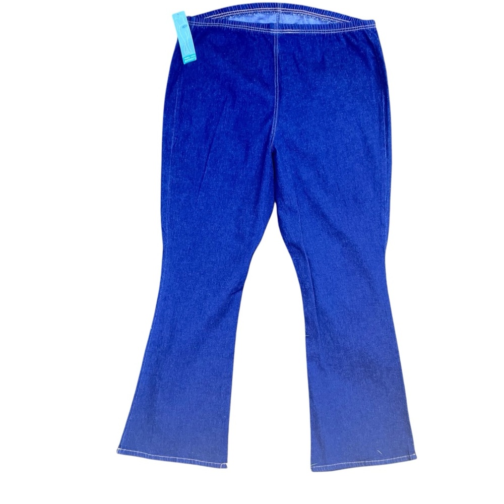 NWT Maternity Indigo Blue Stretch Flare Jeans | Women’s‎ Size 2X Made in USA